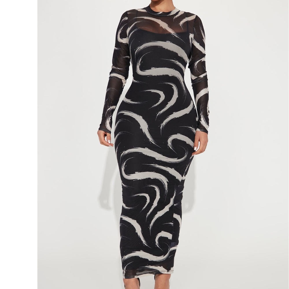 Mesh Maxi dress